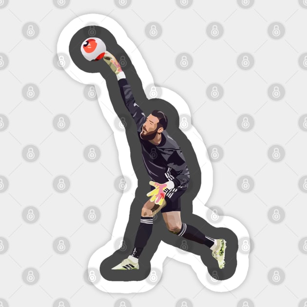 David de Gea Sticker by Webbed Toe Design's